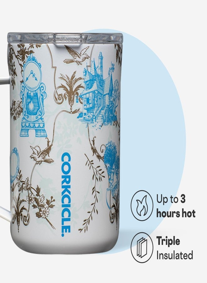 Corkcicle Classic Coffee Mug - Triple Insulated Stainless Steel for Travel - Shatter-Proof Lid - Keeps Drink Hot Over 3 Hours - Holiday Mug Gift - Great for Gifting Warmth - 16 oz - Princess Belle - Image 3